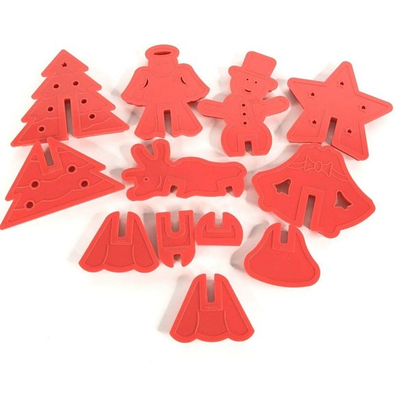 Jobar's Standing 3D Christmas Cookie Cutter Set 6 Designs New in Box Star Angel - Picture 5 of 11